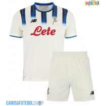Camisa de time de futebol Atalanta Replicas 2º Equipamento Infantil 2025-26 Manga Curta (+ Calças curtas)